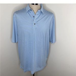 Footjoy Polo Shirt - Blue & White